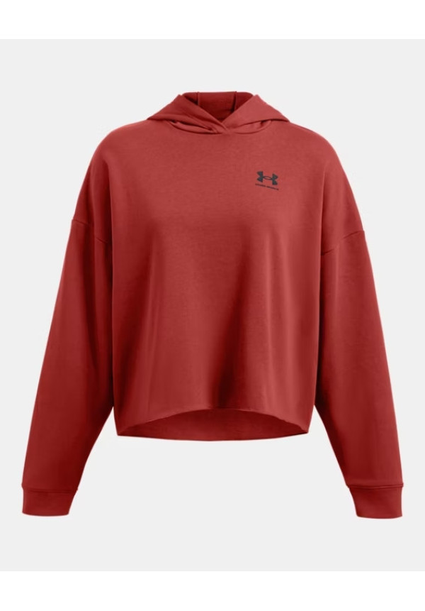 Sudadera con capucha oversize UA Rival Terry para mujer