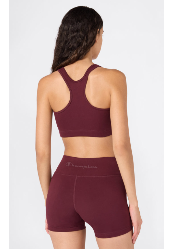 Sujetador Mujer Impacto Ligero Burdeos