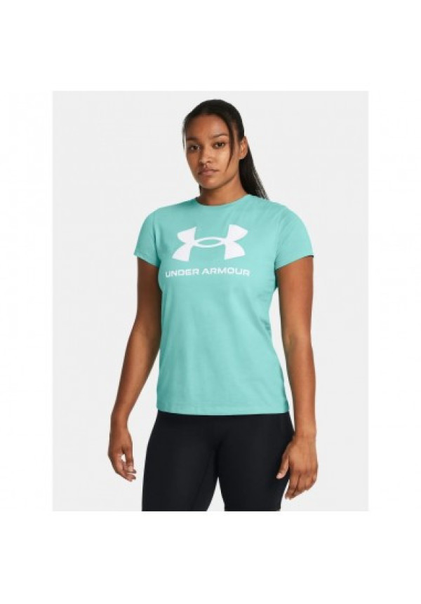 Camiseta de manga corta con estampado UA Sportstyle para mujer 482