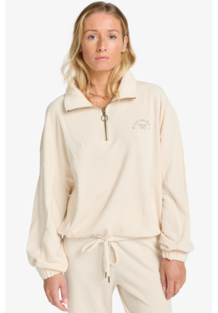 Coffee Time - Top de punto acanalado para mujer