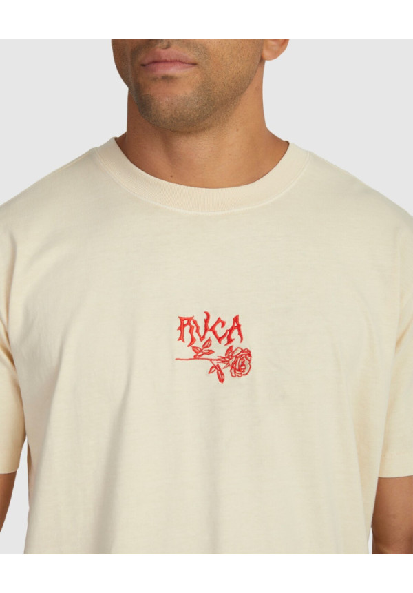 RVCA Roses - Camiseta de corte relajado para Hombre