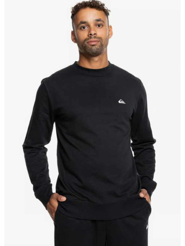Sudadera Quiksilver Basic Crew Young Men negro