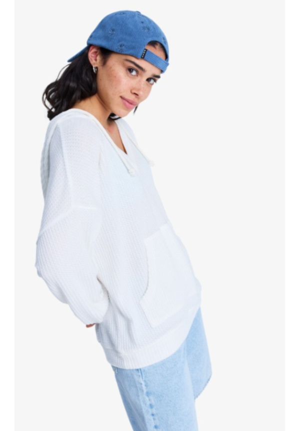 Ocean Drive - Sudadera oversize con capucha para mujer