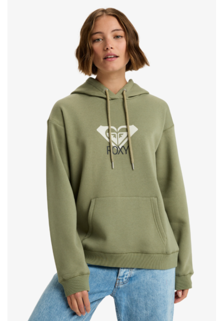 Surf Stoked Brushed Art - Sudadera con capucha para mujer