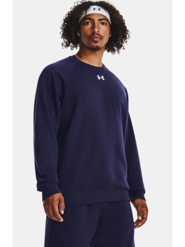 Sudadera con cuello redondo UA Rival Fleece para hombre