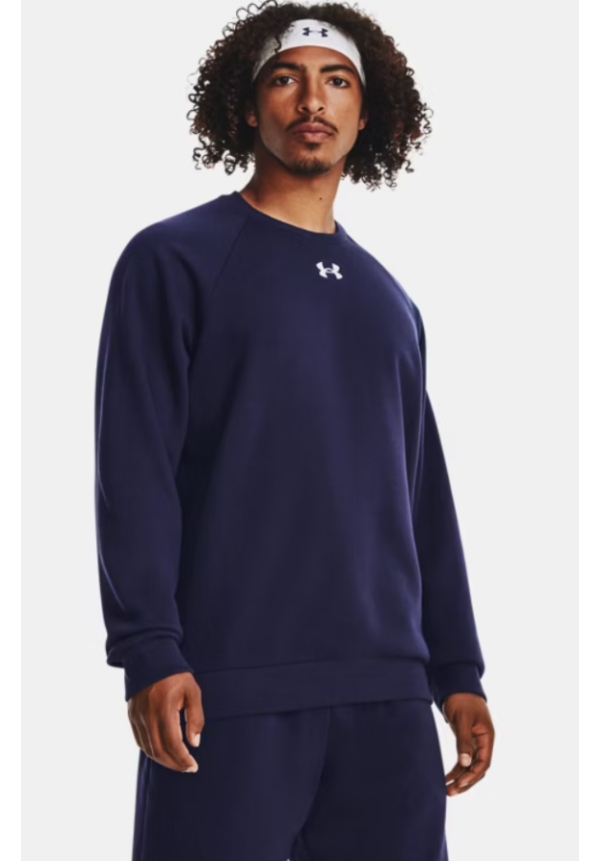 Sudadera con cuello redondo UA Rival Fleece para hombre