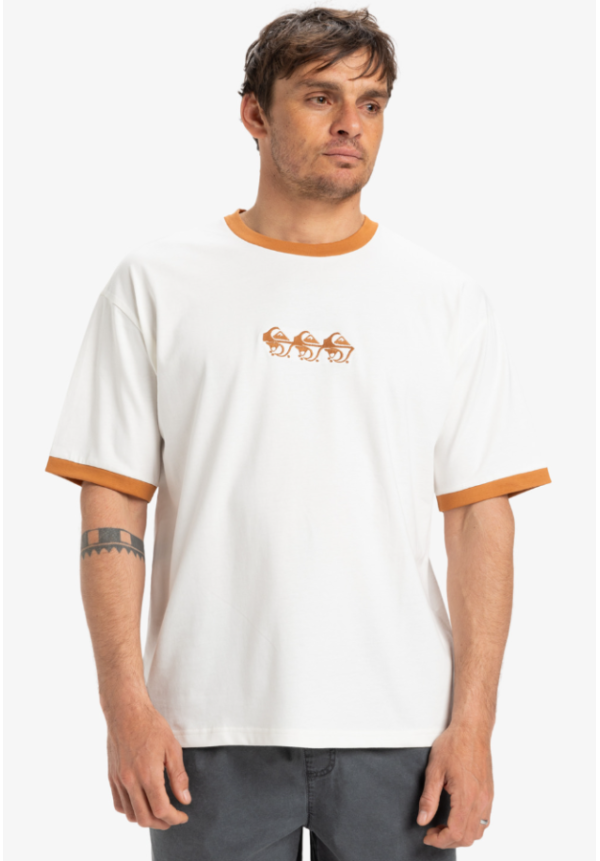 Ticket To The Beach Ringer - Camiseta de manga corta para Hombre