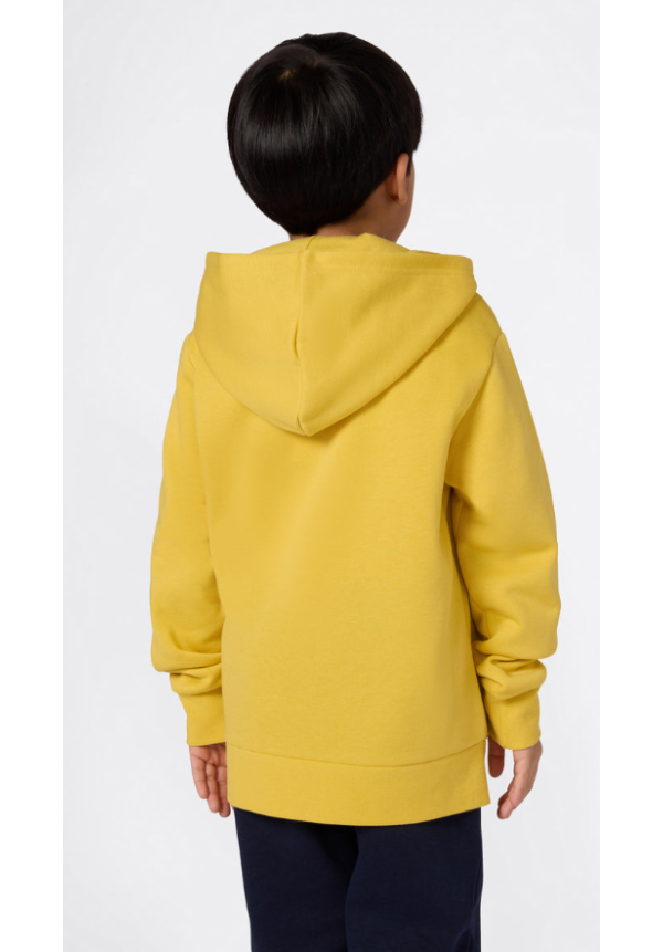 Sudadera Con Capucha Con Gráfico Para Niño Con Interior Afelpado Amarillo