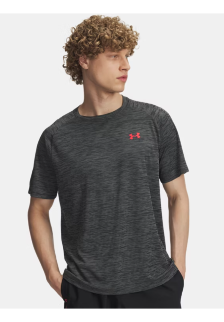 Camiseta de manga corta con textura UA Tech™ para hombre