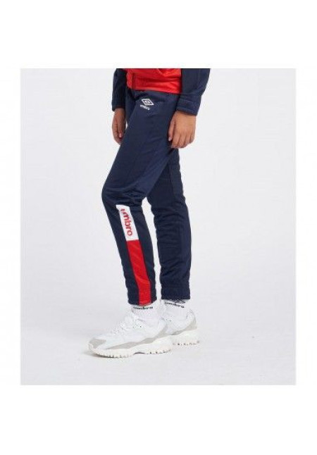 Pantalón Umbro Fw Sportswear Track Pant Dark Navy / Vermillion / Brilliant White - JNR