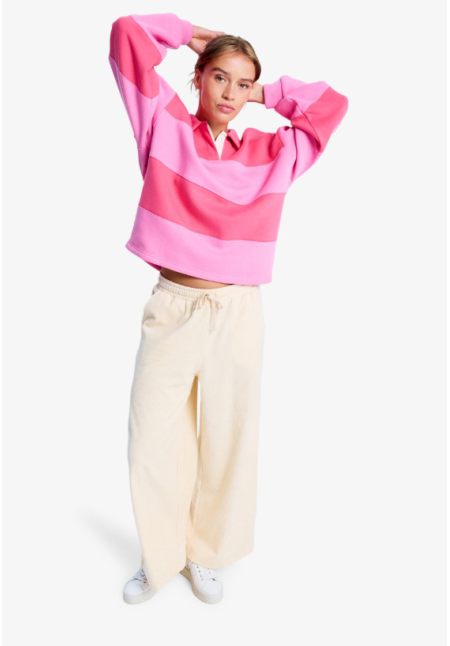 Lekeitio Knit - Pantalón amplio de pana para mujer
