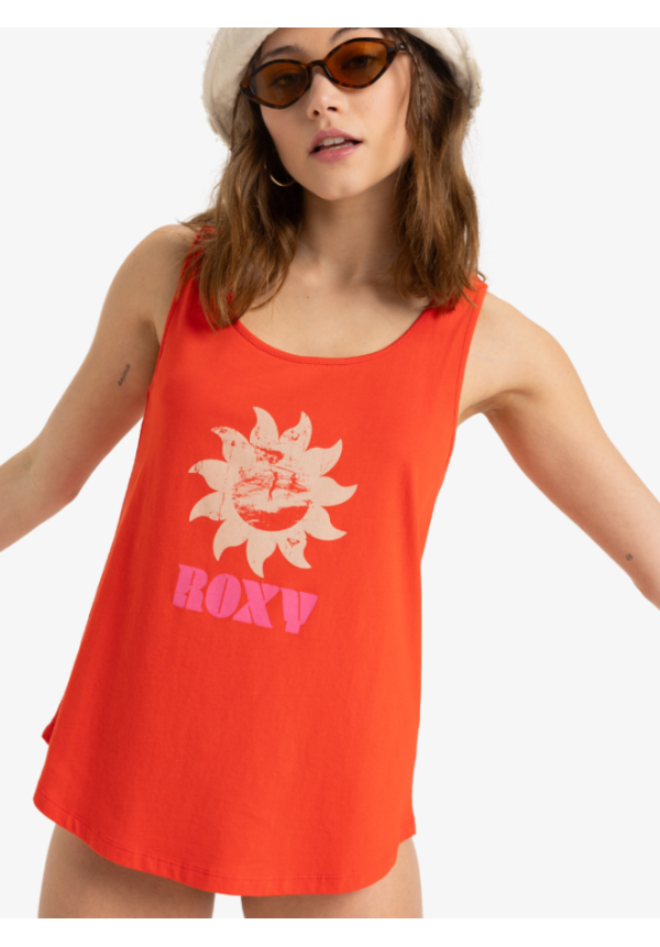 Surfclassic - Camiseta sin Mangas para Mujer Poppy Red