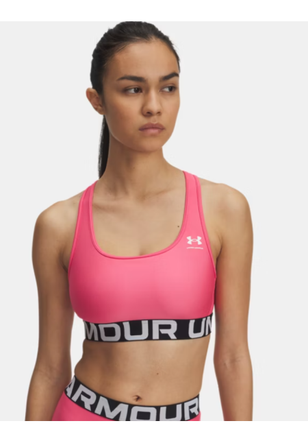 Sujetador deportivo HeatGear® Armour Mid Branded para mujer