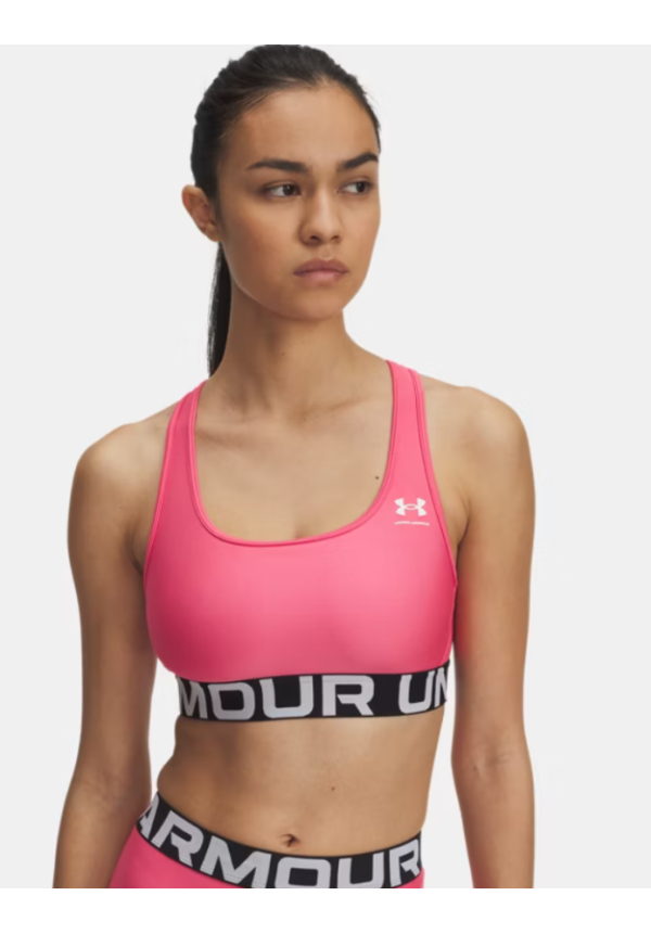 Sujetador deportivo HeatGear® Armour Mid Branded para mujer