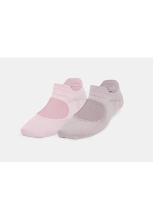 Calcetines UA Breathe Balance para mujer - Paquete de 2