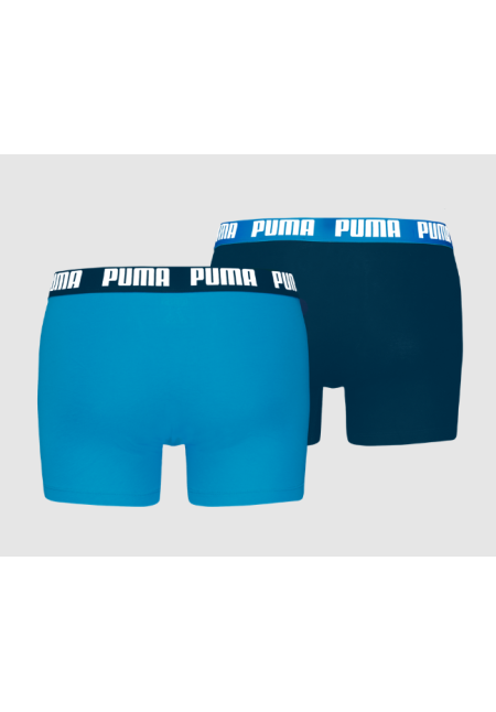 PUMA - Pack 2 Boxers speed blue Comfort Stretch