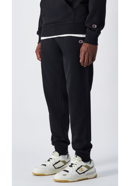 Pantalones de Chándal Jogger en Felpa Pesada Slim Fit para Hombre NegroPantalones de Chándal Jogger en Felpa Pesada Slim Fit para Hombre Negro