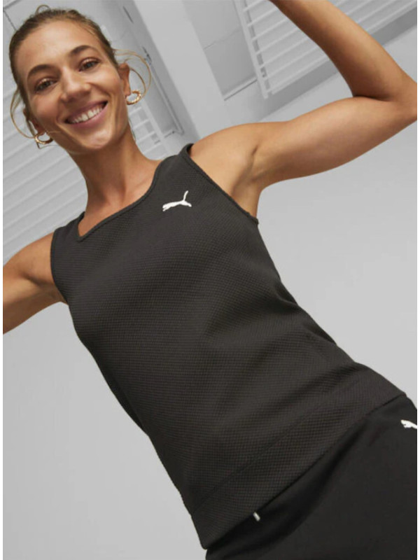 Camiseta Puma HER Slim Tank Negro Mujer