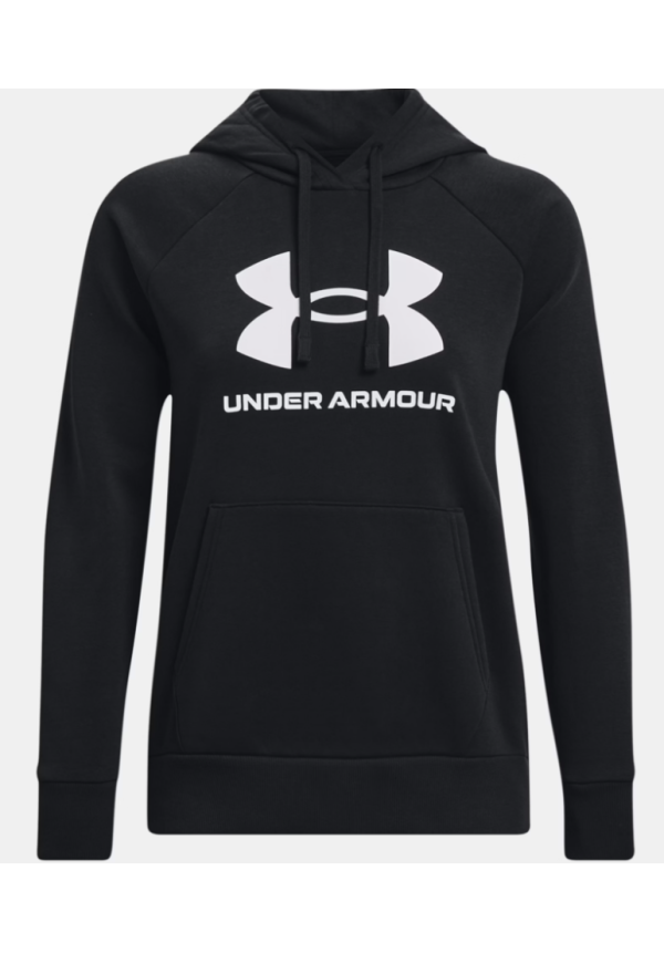 Sudadera con capucha de tejido Fleece UA Rival Big Logo para mujer