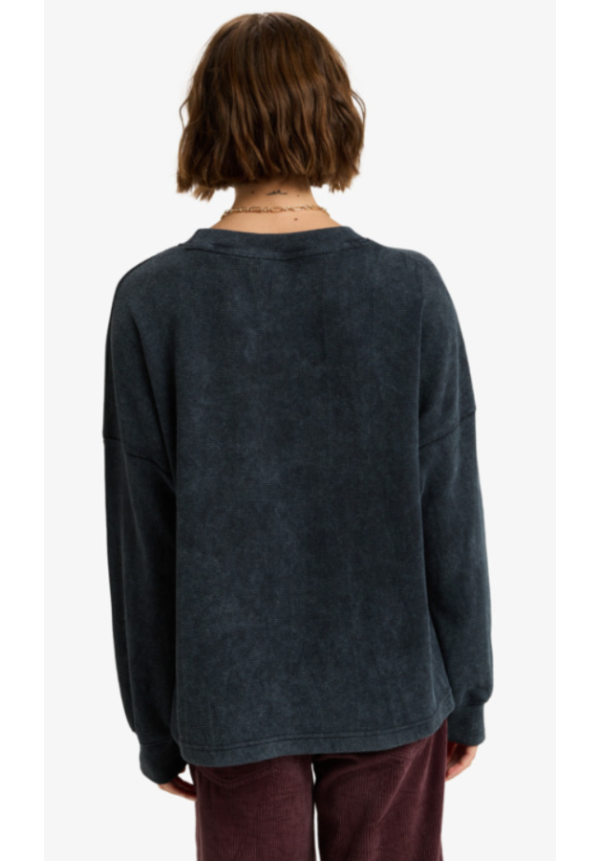 Eastside Midweight - Camiseta con lavado vintage para mujer