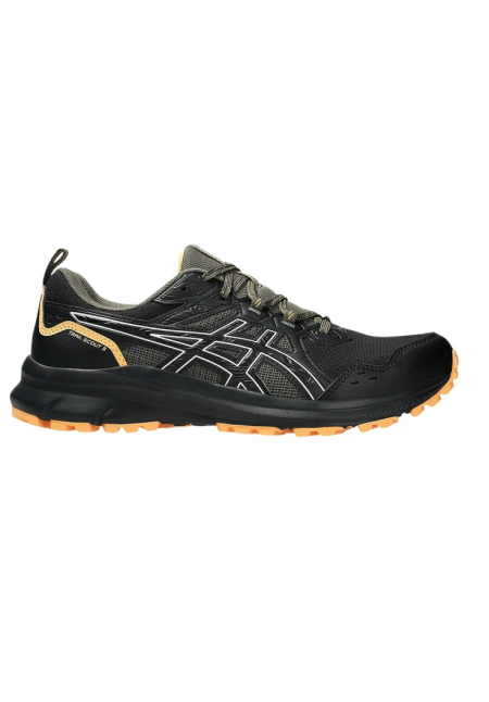 Asics Zapatilla Trail Scout 3 Negro Verde Black White Hombre
