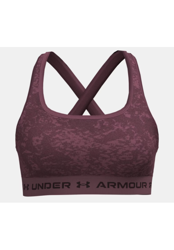 Sujetador deportivo Armour® Mid Crossback Printed para mujer