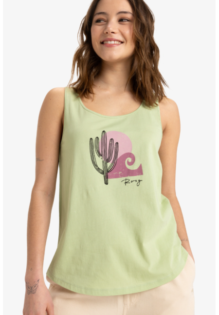 Surfclassic - Camiseta sin Mangas para Mujer Foam Green