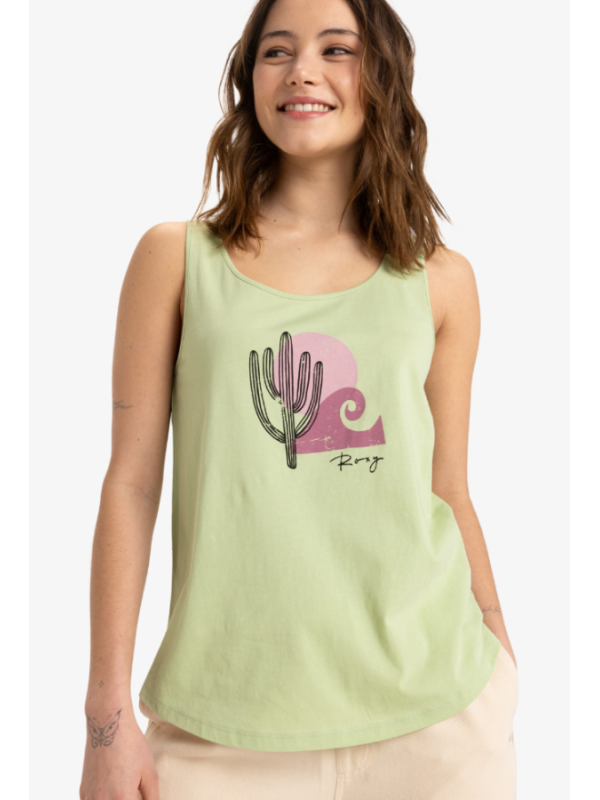 Surfclassic - Camiseta sin Mangas para Mujer Foam Green