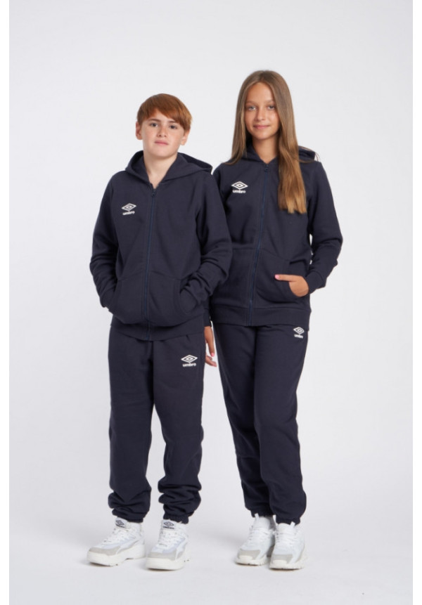 Chaqueta Umbro Wardrobe Zip Through Hoodie Small Logo Junior Dark Navy