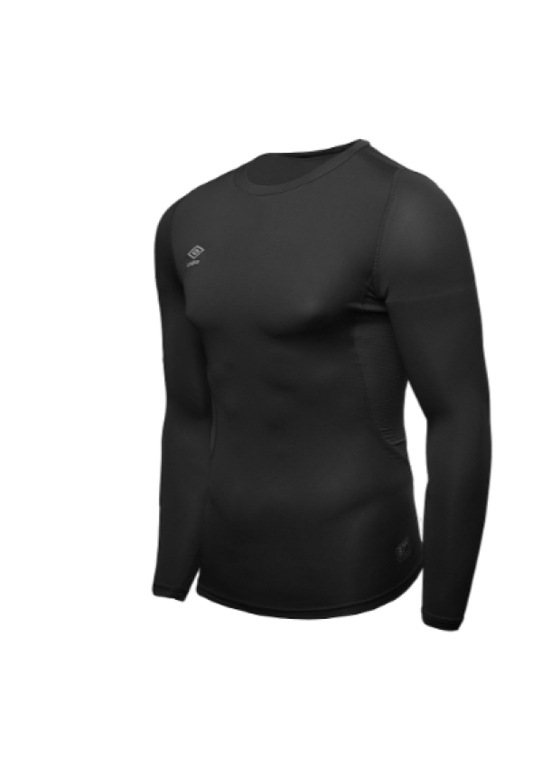 Camiseta Térmica Umbro Core LS Negra Junior