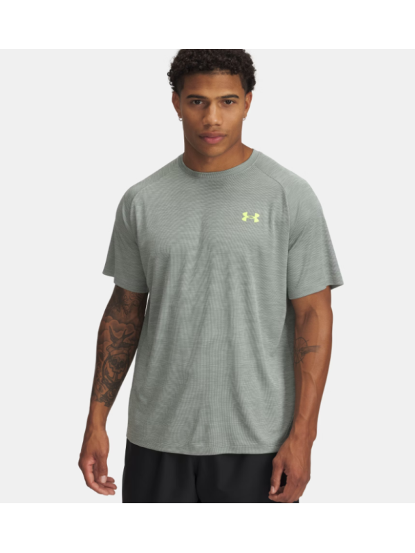 Camiseta de manga corta con textura UA Tech™ para hombre 348