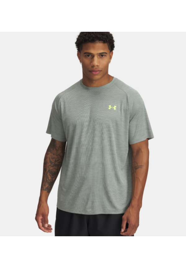 Camiseta de manga corta con textura UA Tech™ para hombre 348