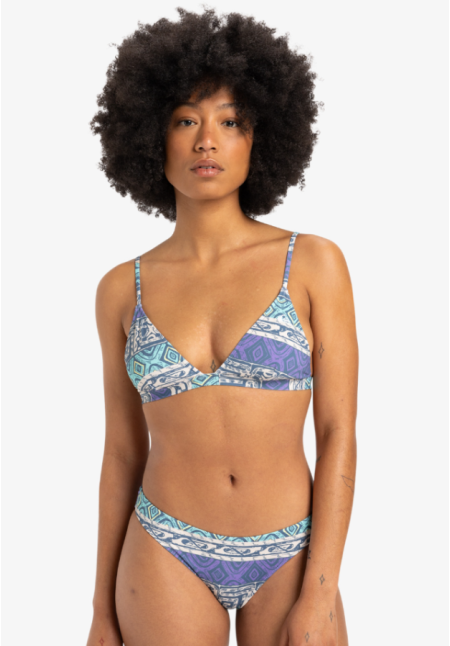 Champion Sound - Top de bikini de cobertura media para Mujer