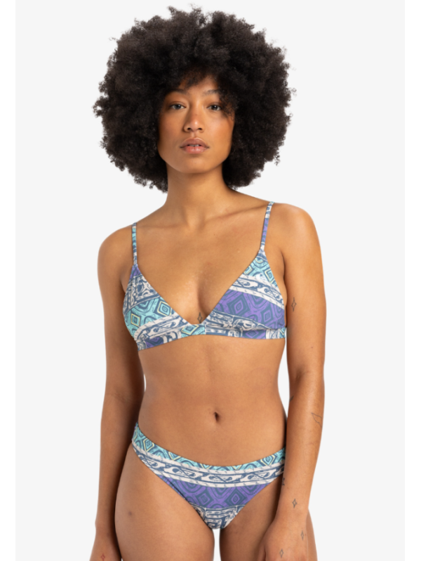 Champion Sound - Top de bikini de cobertura media para Mujer