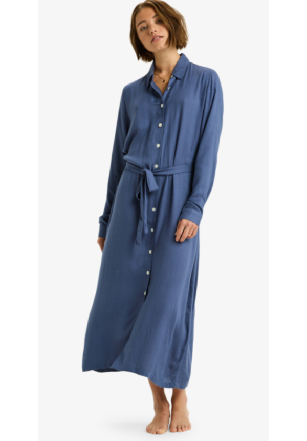 Island Escape Solid - Vestido y botones para mujer
