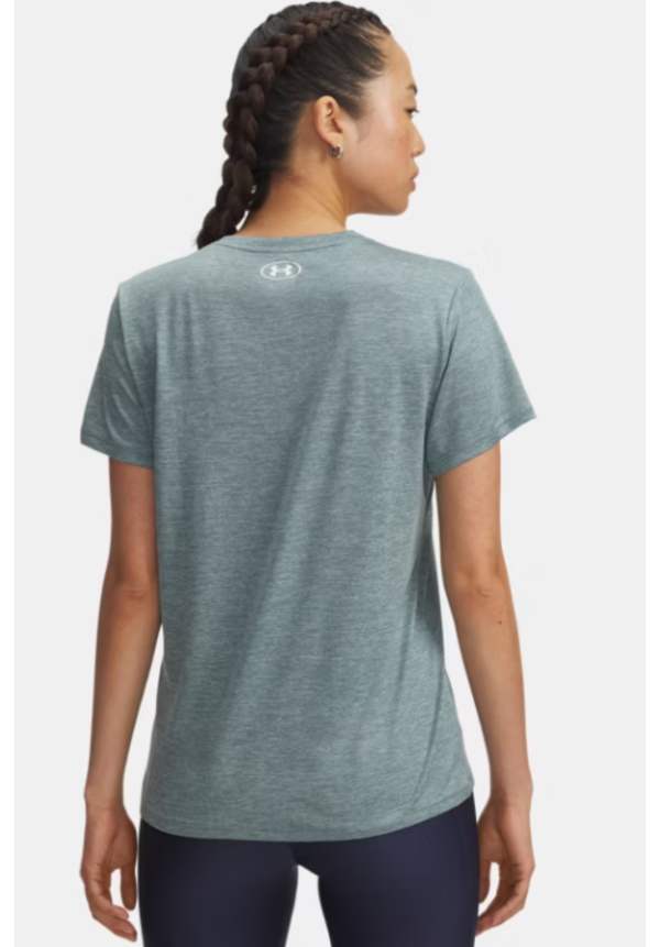 Camiseta de manga corta UA Tech™ Twist V-Neck para mujer