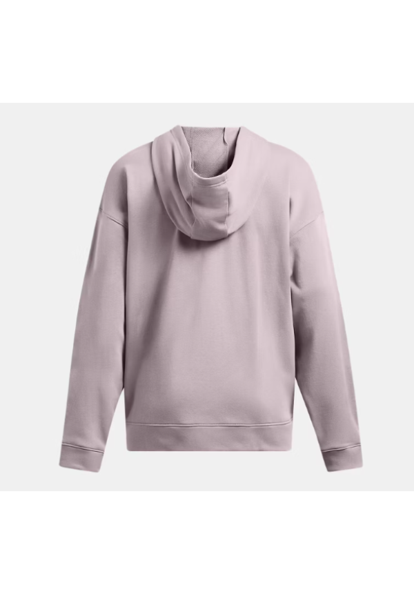 Sudadera oversize con capucha y cremallera completa UA Rival Terry para mujer 1386043-015