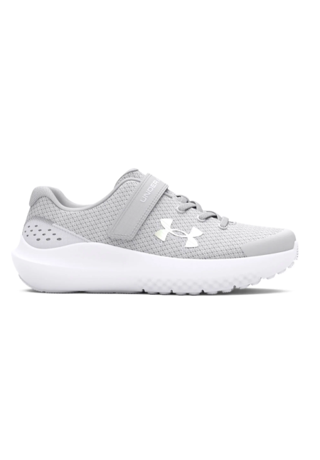 Zapatillas Under Armour Pre-School Surge 4 AC gris blanco niña