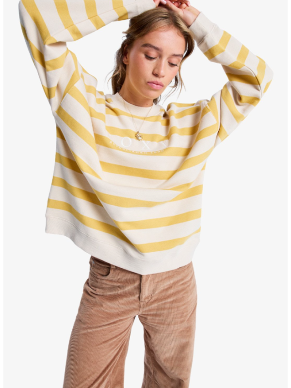 Strictly Stripes Oversized - Sudadera oversize a rayas para mujer