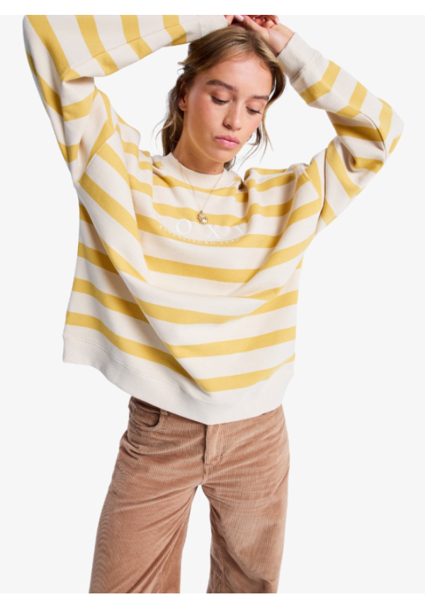 Strictly Stripes Oversized - Sudadera oversize a rayas para mujer