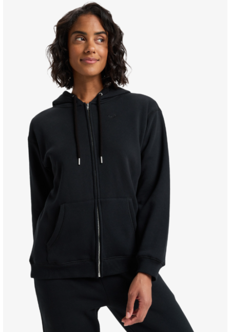 Surf Stoked Zipped Brushed - Sudadera con capucha y cremallera para mujer