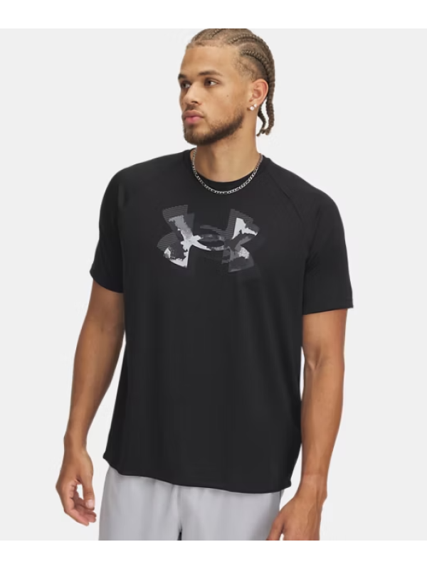 Camiseta de manga corta UA Tech™ Print Fill para hombre