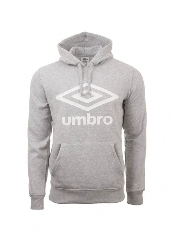 Sudadera Umbro Wardrobe Hoodie Large Logo Junior Grey / White