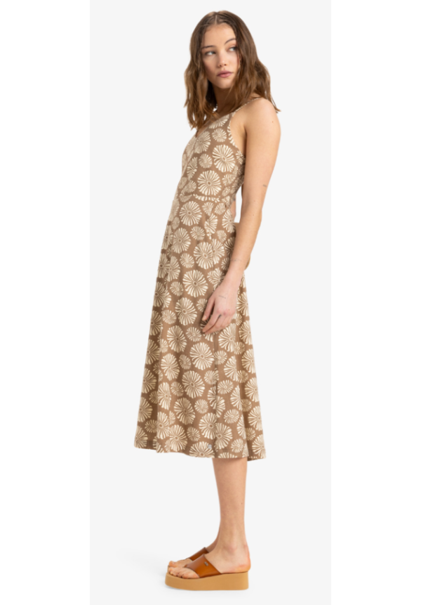 Island Glow - Vestido de Longitud Media para Mujer