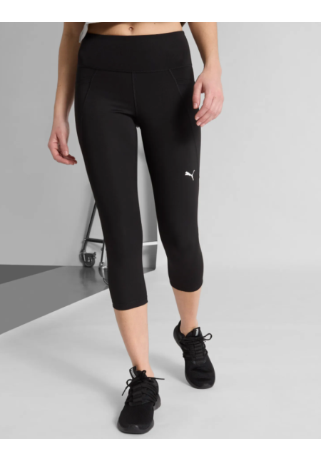 Mallas de training capri de talle alto ESSENTIALS para mujer