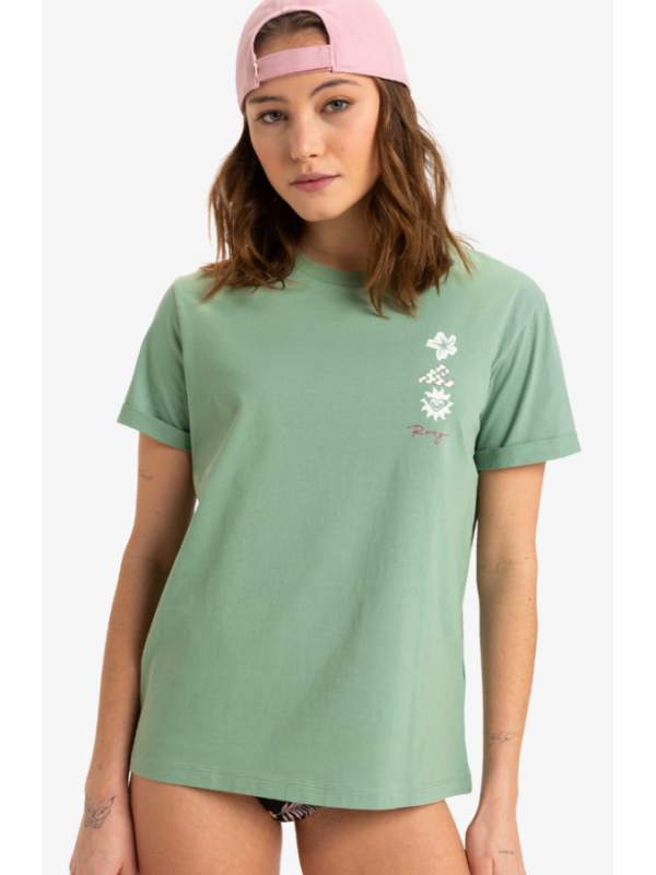 Oceanregular Art - Camiseta de manga corta para Mujer Basil