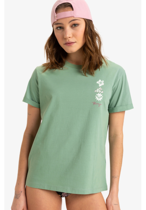 Oceanregular Art - Camiseta de manga corta para Mujer Basil