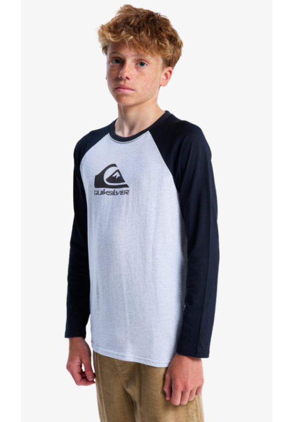 Ev Omni Logo Raglan - Camiseta de manga larga para chicos