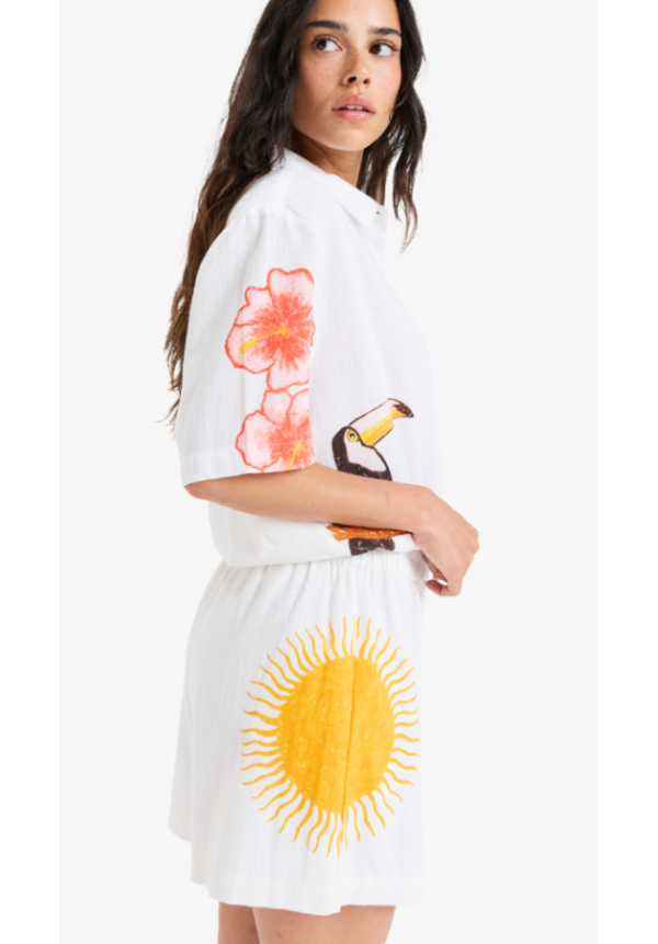 Atlas Sunburn Tones - Short con cintura elástica para Mujer