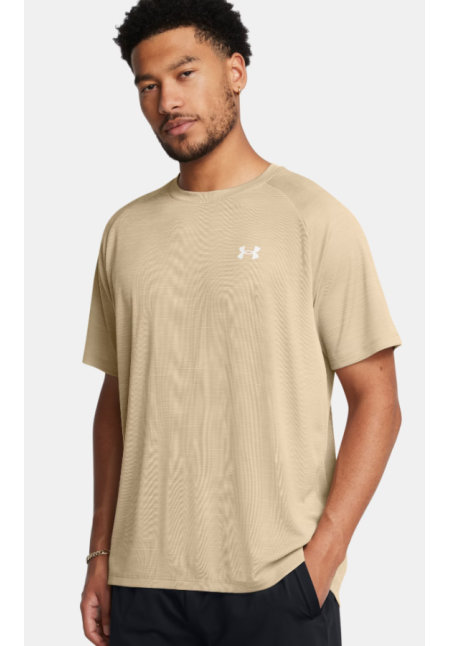 Camiseta de manga corta con textura UA Tech™ para hombre